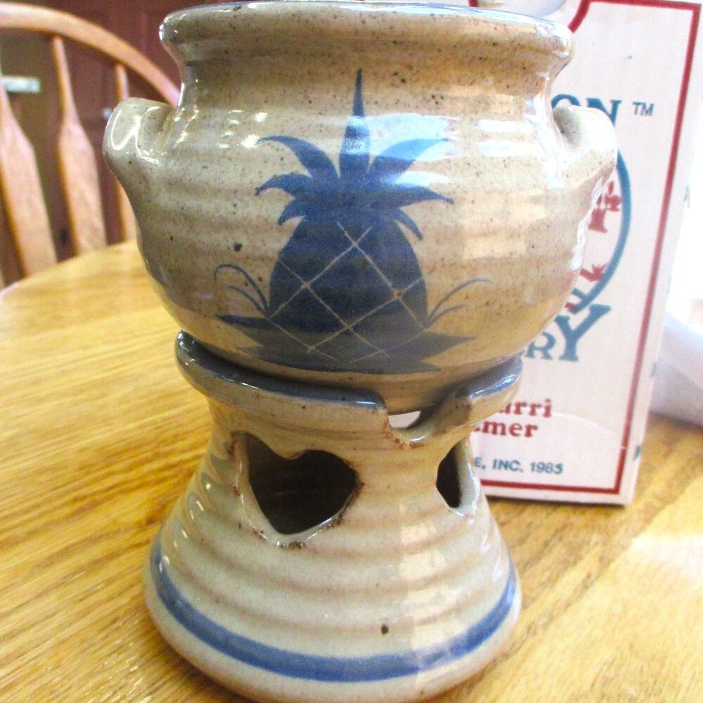 Potpourri Steamer Mahon Pottery 1985 Stoneware